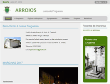 Tablet Screenshot of jf-arroios.pt